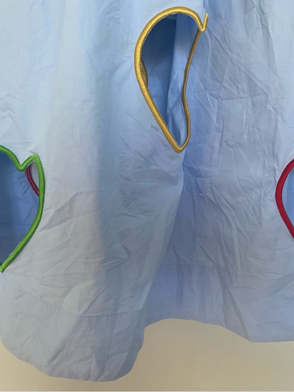 Anthropologie Mare Mare Strapless Cutout Hearts A-Line Midi Dress Size Small - Picture 5 of 14